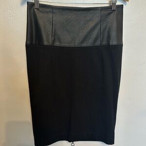 Black Kenneth Cole sexy back zipper skirt